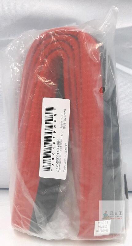 Taekwondo Red-Black Belt, 160cm New,