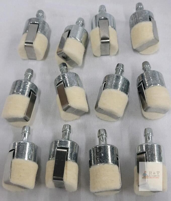 CSCTEK 12-Pack Fuel Filters for 3/16" ID Fuel Line, Compatible with Walbro 125-527