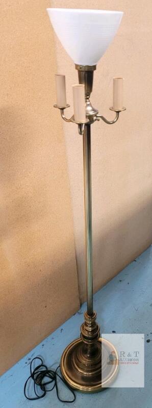 Modern Home Decor 4-Light Floor Lamp w/Antique Finish . Tested Working
