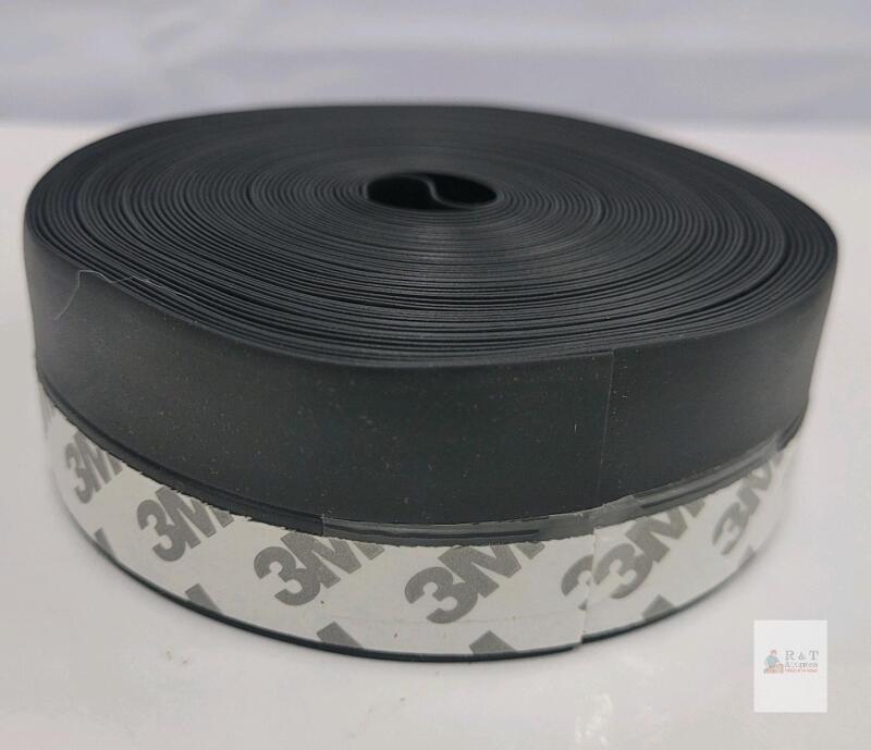 3M Silicone Door Seal Strip, 33ft Roll, Black, Self-Adhesive, Weatherproof, X004BN4KAT