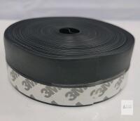 3M Silicone Door Seal Strip, 33ft Roll, Black, Self-Adhesive, Weatherproof, X004BN4KAT