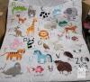 TINYHARBO Premium Foam Baby Play Mat 50"x50" &ndash; Thick Padding, Non-Slip, Machine Washable Cover