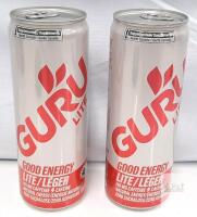 GURU Lite Organic Energy DrinkW, 12 fl oz (355 mL), 140 mg Caffeine, 25 Calories, 3g Sugar