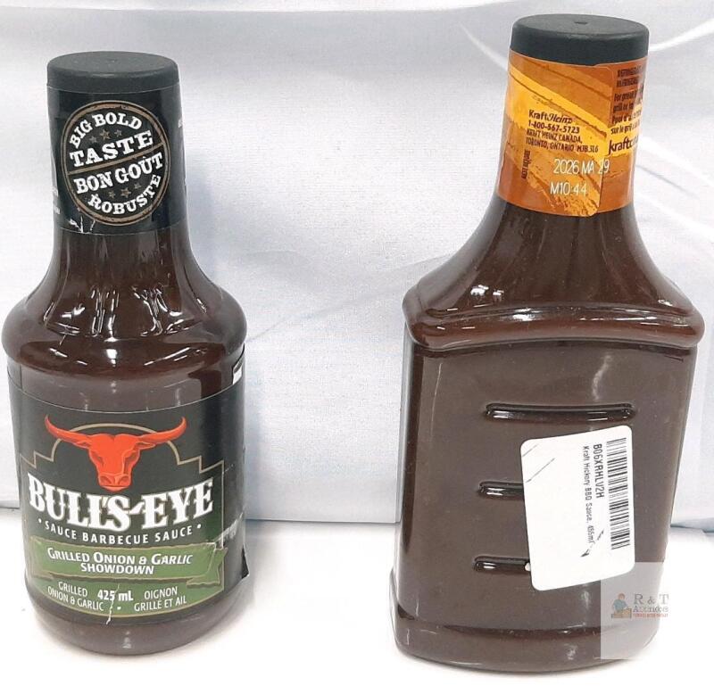 Bull's-Eye Grilled Onion & Garlic Showdown Barbecue Sauce, 425 mL, Sealed, Expiry May/June 2026