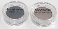Annabelle Single Eyeshadows &ndash; Ebony (Matte), Over the Taupe (Metallic) 0.05 oz, Batch Codes L25J1821/L25J1884