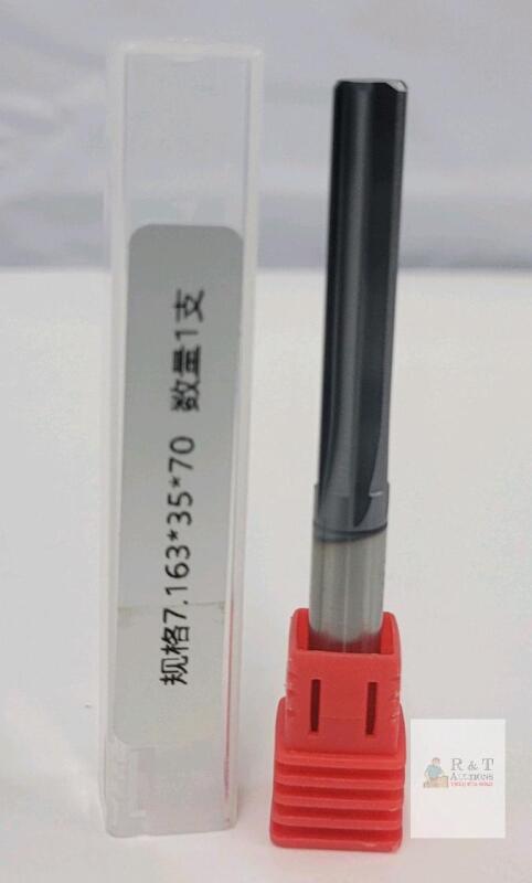 Carbide Chucking Reamer, Model hts241114hh005842, 6.42" Overall Length, 4 Flutes