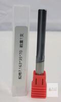 Carbide Chucking Reamer, Model hts241114hh005842, 6.42" Overall Length, 4 Flutes