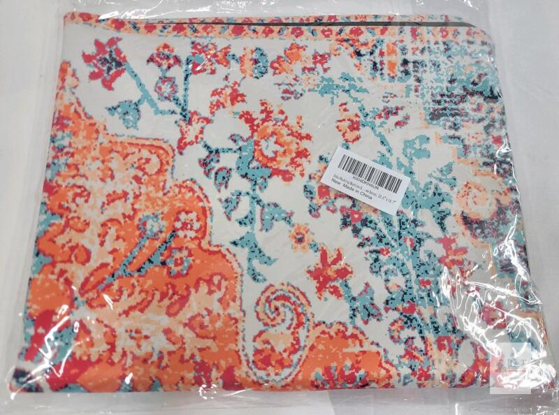 Boho Multicolor Decorative Mat 23.6" x 19.7" &ndash; Absorbent, Non-Slip, Heat-Resistant