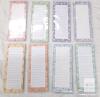 IMOON 8-Pack Magnetic Notepads, Floral Designs, 50 Sheets Each, Full Magnetic Backing