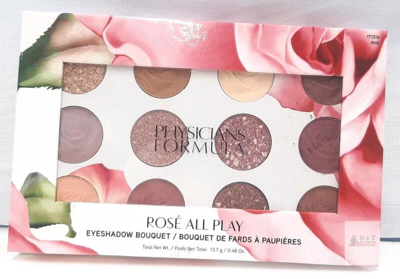 Physicians Formula Ros&eacute; All Play Eyeshadow Bouquet &ndash; 12 Shades, 0.48 oz, Cruelty-Free