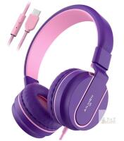 AILIHEN I35 Over-Ear Wired Headphones with Inline Microphone, Foldable Design, 3.5mm Audio Jack