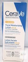 CeraVe AM Facial Moisturizing Lotion SPF 30, 3 fl oz (89 mL), Exp 2028, Oil-Free, Normal-Dry