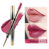 QIC Beauty Dual-Ended Lipstick & Lip Liner 05# Berry Color, Long Lasting, Waterproof, New, MFD 2023