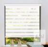 LUCKUP Cordless Zebra Roller Blinds, 72" H, White, Dual-Layer Sheer and Solid Fabric - 2