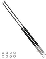RV Awning Gas Strut 26.5in Extended, 124lb Force, 3/8" Eyelet, 2-Pack, Fits RV/Trailer/Truck Lids