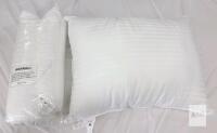 2 New Sherwood Standard Down Alternative Pillow, Cotton Cover, Polyester Gel-Fiber, OEKO-TEX, 20x26 in