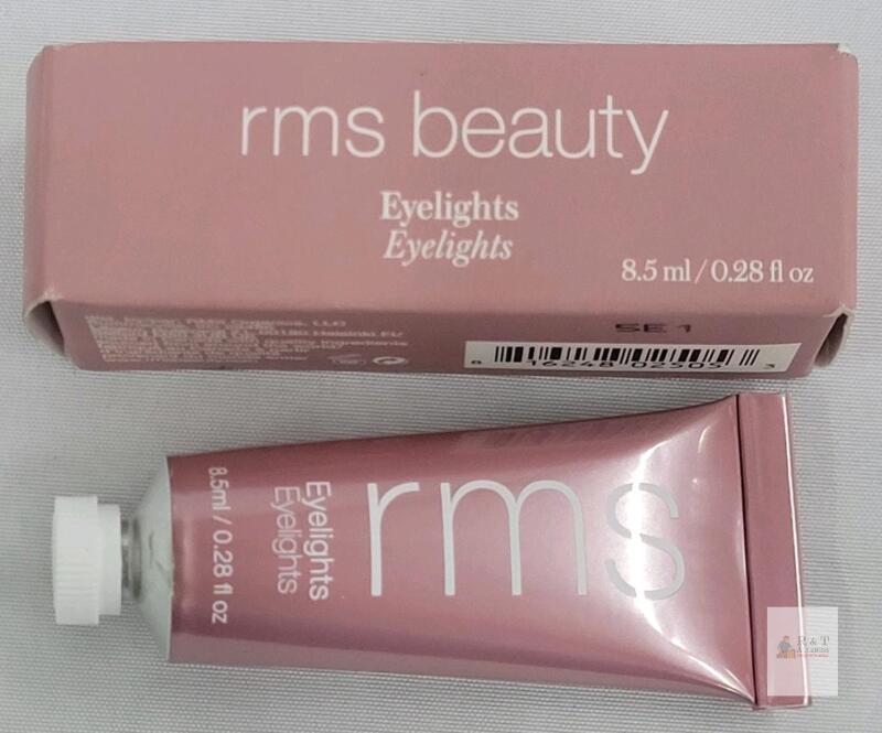 rms beauty Eyelights Cream Eyeshadow, 0.28 fl oz, Squeezable Tube with Reusable Key