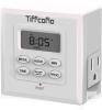 New Tiffcofio Indoor Digital Timer, 7 Day Programmable Plug in Outlet Timer, 2 Grounded Outlets for Lamps and Indoor Lightings, MH-269