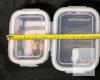 4 New TEEM Rectangular Glass Food Storage Containers with Lids, Airtight Meal Prep Containers . Borosilicate Glass, Leak-Proof, Oven Microwave Freezer Dishwasher Safe - 4