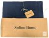 Bew Solino Home Linen Table Runner - 100% Pure Linen Indigo Navy Dining Table Runner 14" x 36" Inch - Sonoma - 2