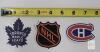NHL Team Logo Vinyl Sticker Set &ndash; 22 Unused Decals, 2.5" Wide - 2