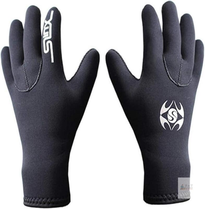 RZJZGZ SLINX 3mm Neoprene Diving Gloves Non-Slip Wear-Resistant Swimming Surfing Fishing Diving Gloves Kayaking Canoe Gloves