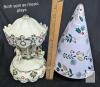 Holiday Musical Carousel & Spinning Christmas Tree Figurine Set, 11.5" Tall - 3