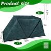 New 2 Pack Foldable Plant Shade Tent, No Install Raised Garden Bed Sun Shade Cover with Stakes UV Resistant Summer Plant Protector Garden Sun Shade Cloth Net Crop Cages for Outdoor Plants, 32"x13"x14" (33*13*15in) - 2
