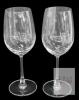 2 Between The Lines Winery Wine Glasses, Ceramic Single Serve Teapot, Large 9.25" &times; 4.25" Wood Salad Bowl, Irvinware USA Gravy Boat & Dish, Silverplate Goblet & 4pc Auckey Philippines Ceramic Napkin Rings, No Chips or Cracks - 2