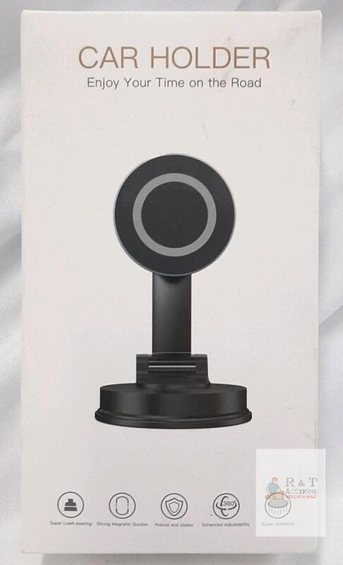 F108B Magnetic Car Phone Holder, 360&deg; Rotation, Strong Adhesive Base, Universal Fit