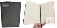 New QZEEK BASICS A5 Hardcover Notebook &ndash; Black College Ruled Notebook, 192 Pages 100 GSM Premium Paper, NotebookJournal with Pen Loop, Pocket, Ribbon Bookmark & Elastic Closure, Work & School Journal