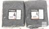 4 New KinHwa Microfiber Hand Towels Ultra Soft and Absorbent Bath Towels Set Large Washcloths for Travel, Camp, Hotel, and Spa 16x30 inches Dark-Gray - 2