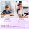 New Acer Kids Headphones - 85/94dB Volume Limiter, Foldable Wired Over Ear Headphones for Travel, 3.5mm Jack, Toddler Headphones for School, Travel, iPad, Tablet, Pink Gradient, HK03 - 2