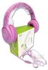 New Acer Kids Headphones - 85/94dB Volume Limiter, Foldable Wired Over Ear Headphones for Travel, 3.5mm Jack, Toddler Headphones for School, Travel, iPad, Tablet, Pink Gradient, HK03 - 3