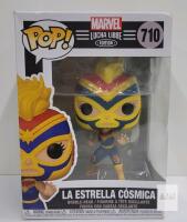 Funko Pop! Marvel Lucha Libre La Estrella C&oacute;smica #710 Vinyl Bobble-Head Figure