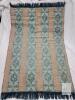 Machine-Made Blue & Gold Mosque Mihrab Prayer Rug - 27" x 44" Poly Material with Fringe - 4