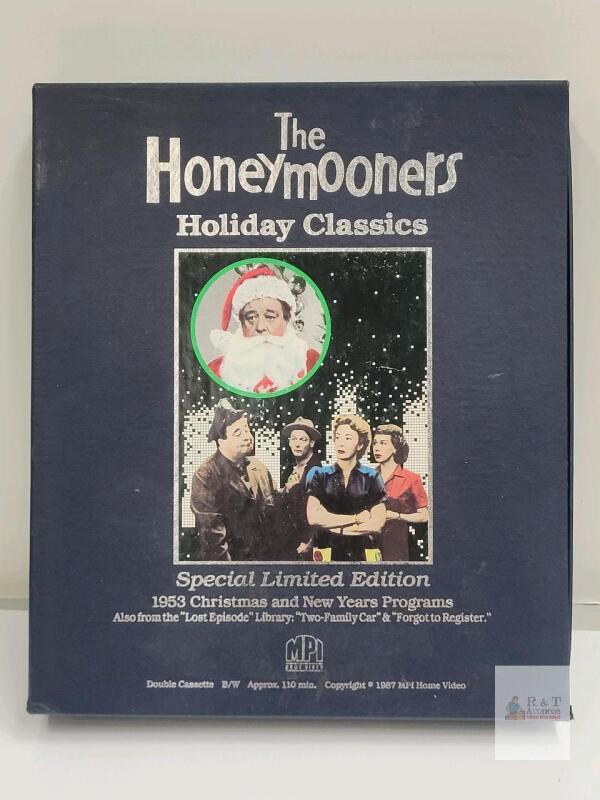 The Honeymooners Holiday Classics VHS Box Set &ndash; Special Limited Edition, 2 Tapes, 110 Minutes