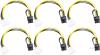 6 New Molex to Graphics Card Power Cables, Molex IDE LP4 4-Pin Male to PCI Express 8-Pin (6+2) Male Adapter Converter Cable for Computer Power Supply Graphics Card - 2