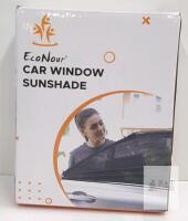 EcoNour Car Side Window Sunshade, 40"x24", Universal Fit, Black, 95 GSM Mesh