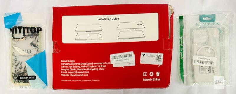 Soonjet MacBook Air 13.6" Matte Case (2022-2025), NITITOP iPhone 14/15 Plus, FNTCASE iPhone 13 Pro MagSafe