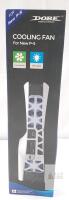 NEW DOBE PS5 Slim Cooling Fan, Triple Fan, USB 3.0 Output, LED Light, For Digital Edition, White