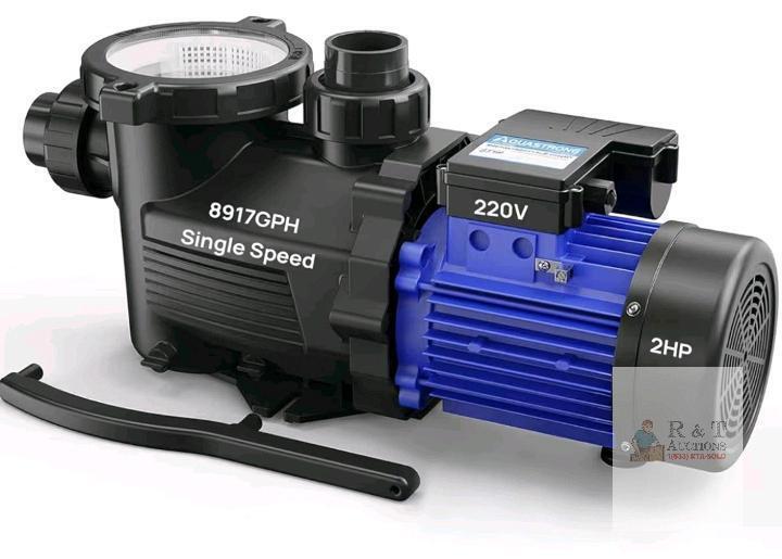 New AQUASTRONG Inground /Above Ground Pool Pump , Model PSP200AD . 2.0HP , 115V/60Hz .