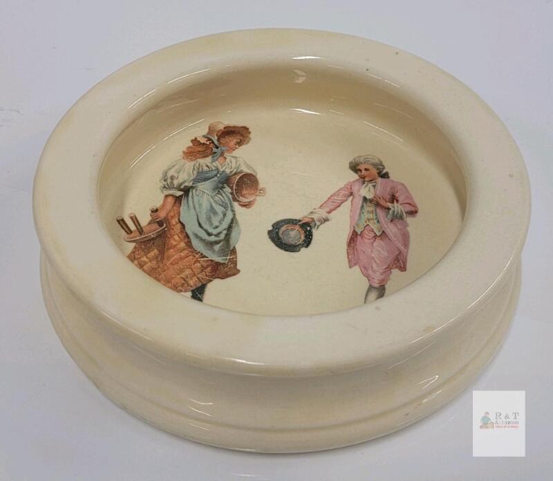 Vintage Royal Doulton D5187 Ceramic Shaving Mug with Nursery Rhyme Illustrations