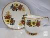 Crown Staffordshire & Royal Grafton Fine Bone China Teacup Saucer Sets, England, Gilded, Floral - 2