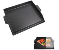 NEW Heavy-Duty Cast Iron Griddle, 18.6" x 14", Pre-Seasoned, Integrated Handles