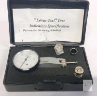 Neoteck Lever Test Indicator, 0&ndash;0.03" Range, 0.0005" Resolution, 7 Jewels, with Accessories