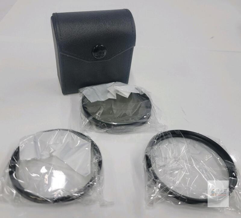 Fotodiox 58mm 3-Piece Camera Lens Filter Kit with Case &ndash; UV, CPL, ND Filters, New Packaging
