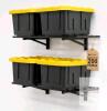 StoreYourBoard 1' x 2' Heavy-Duty Wall-Mounted Garage Shelves, 2-Pack, 200 lbs Capacity NO BINS INCLUDED