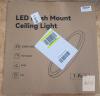 NEW CycevSun 15.8" LED Ceiling Light, Flush Mount, Dimmable, 24W, 3 Color Temp, ETL, White, Model MICA-CL40-W1PK - 2
