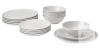 Ikea F&Auml;RGKLAR 18-piece dinnerware set, matte light gray
